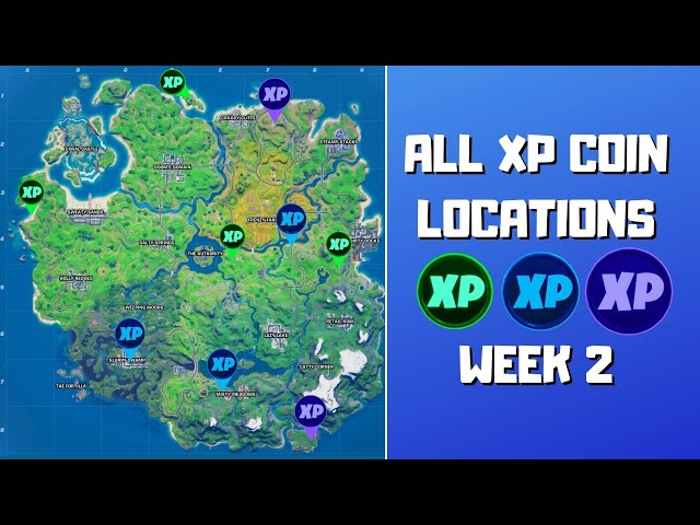 Fortnite Season 4 XP Coins Locations - Maps for All Weeks! - Pro Game Guides