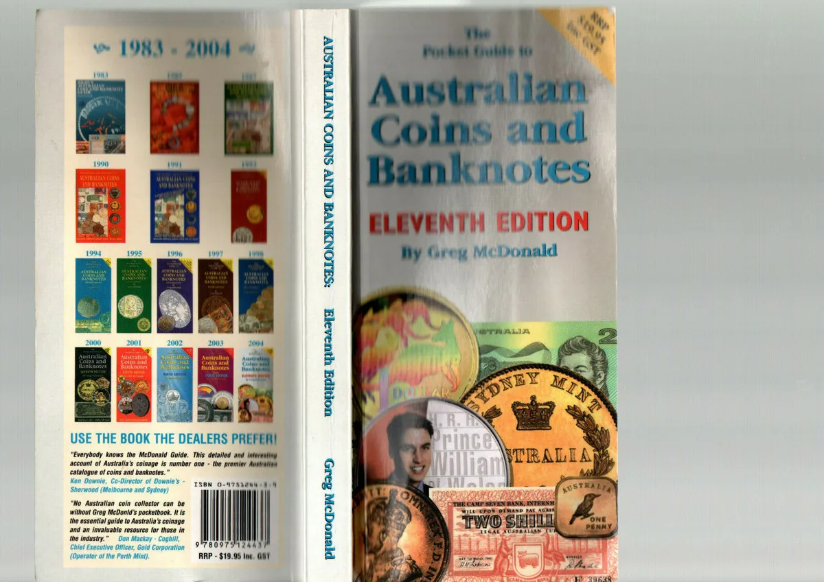 POCKET GUIDE TO Australian Coins and Banknotes by Greg McDonald Fifth Edition $ - PicClick AU