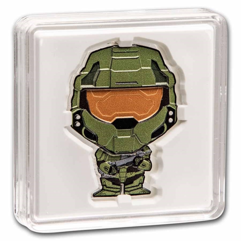 Chibi Halo Series - Master Chief 1oz Silver Coin | Direct Coins