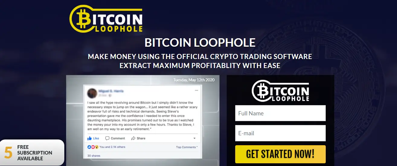Bitcoin Loophole ™ | The Updated & Official site【】