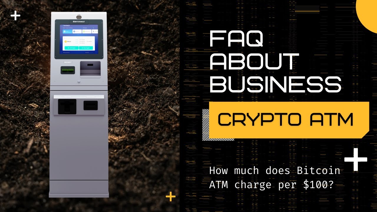 How much does Bitcoin ATM charge per $?