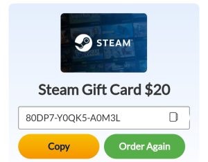 Steam Gift Cards