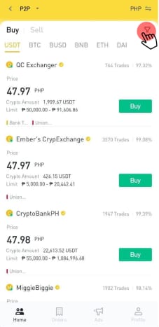 USDT to PHP: Sell Sell to PHP on OKX P2P Trading | OKX