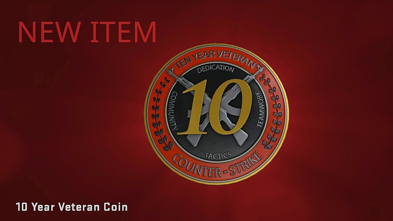 CS:GO Ten Year Veteran Coin - Download Free 3D model by Nikstoun69 [b] - Sketchfab