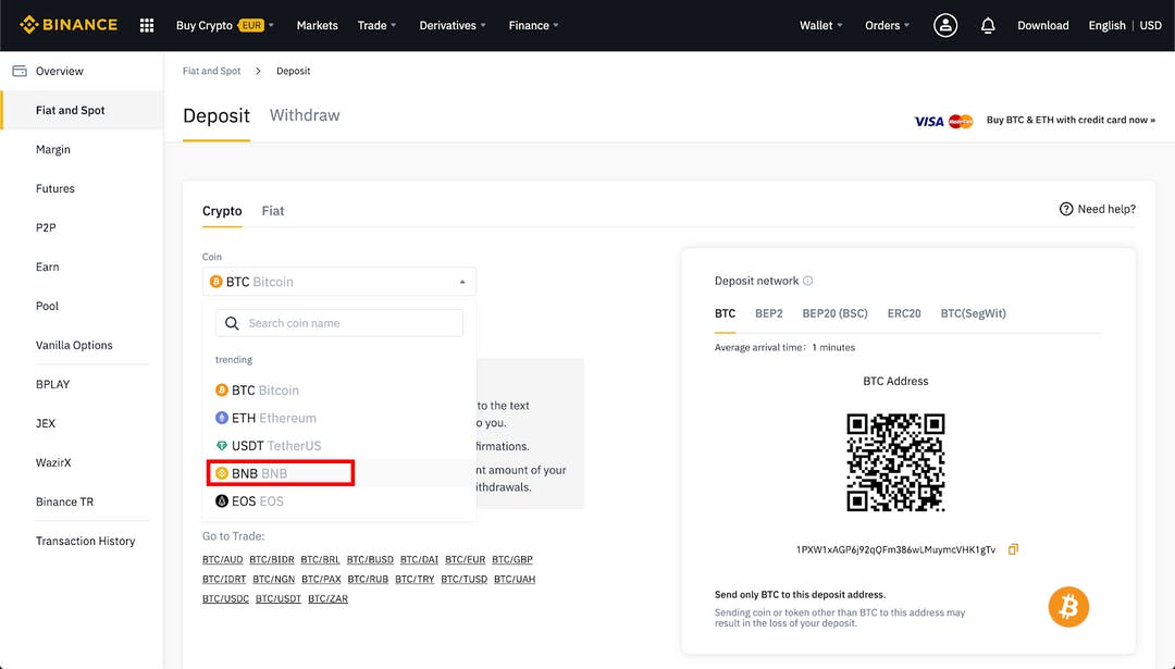 How To Find Your Wallet Address on Binance - Followchain