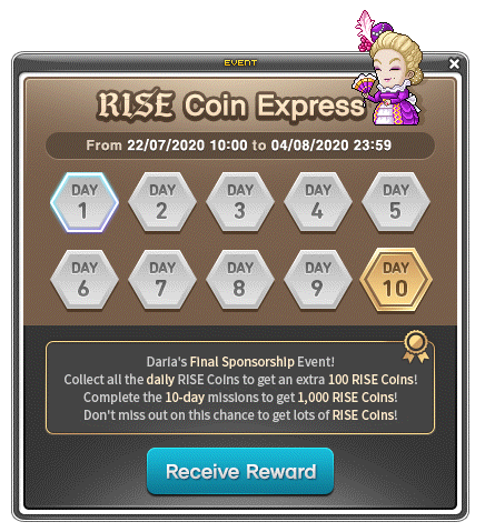 Rise Coin Shop Question - Official MapleStory Website