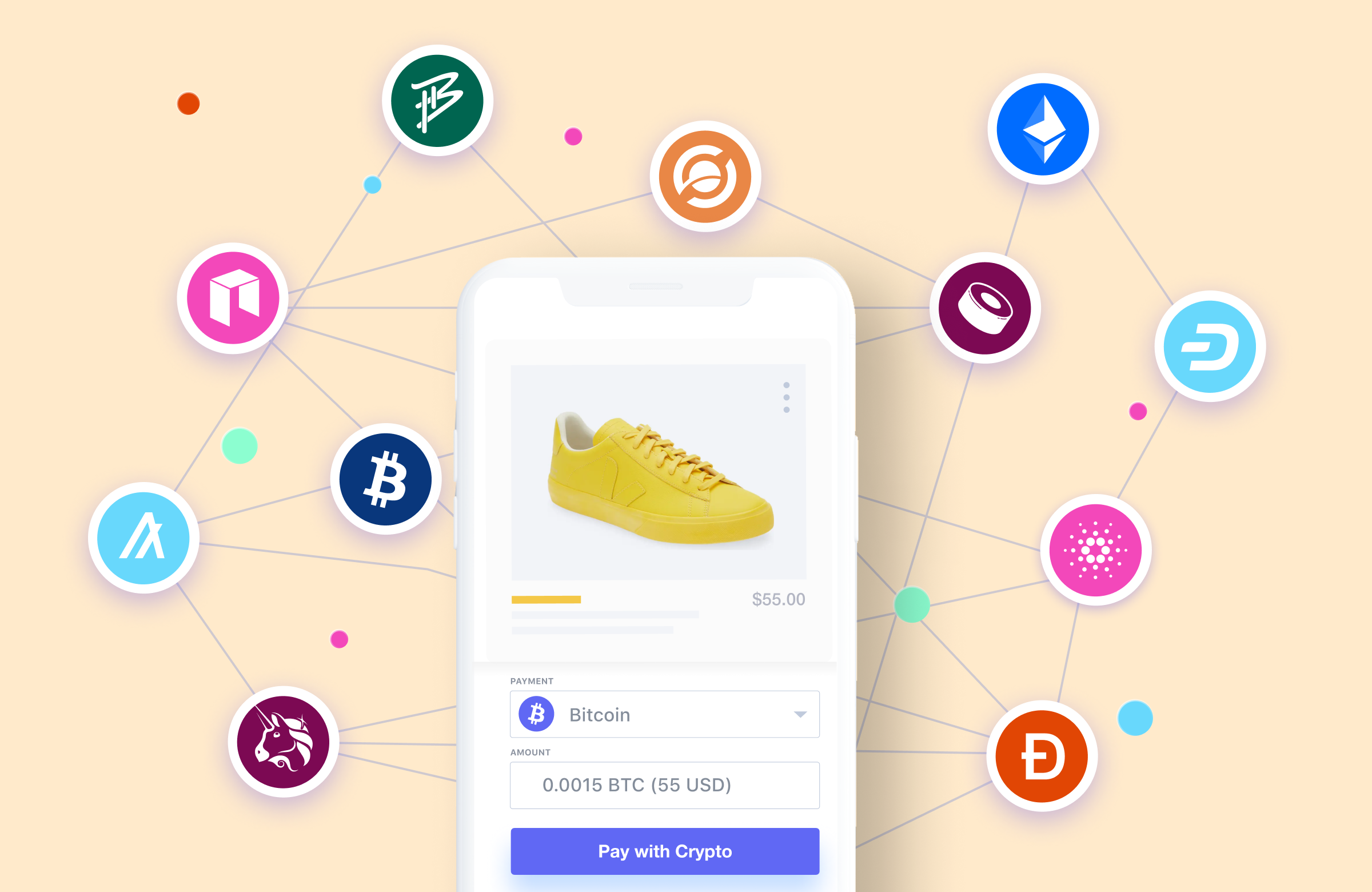 How to accept crypto payments in your app?