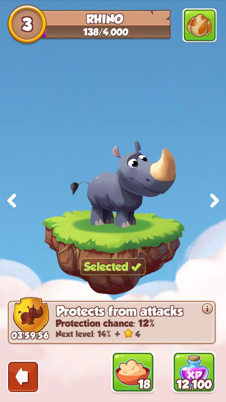 Coin master rhino protection