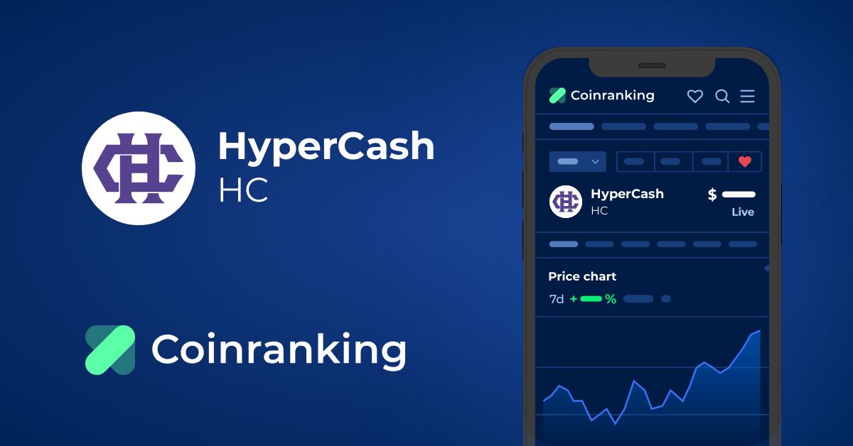 HyperCash Price Today - HC Coin Price Chart & Crypto Market Cap