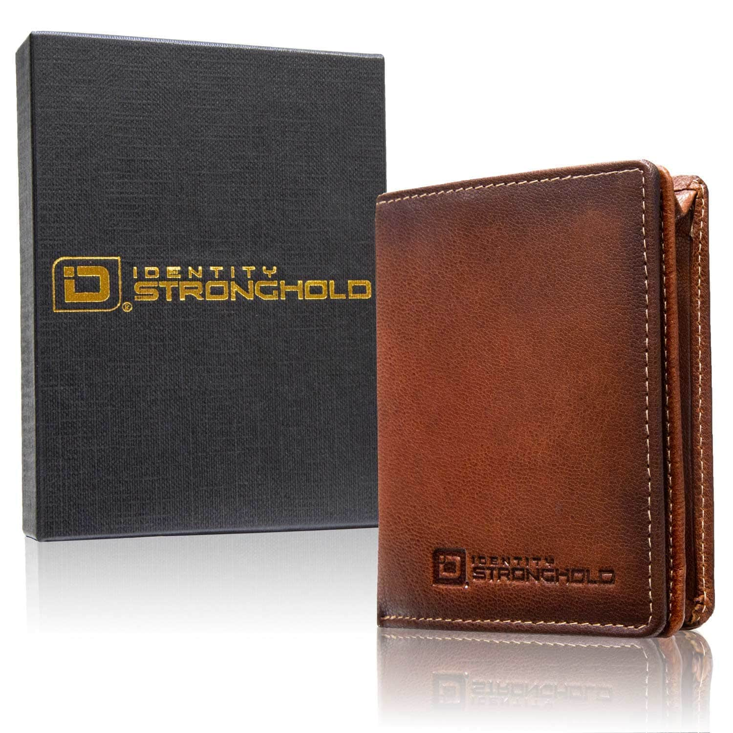 Identity Stronghold RFID Blocking Secure Mini Wallet - Black : cryptolove.fun