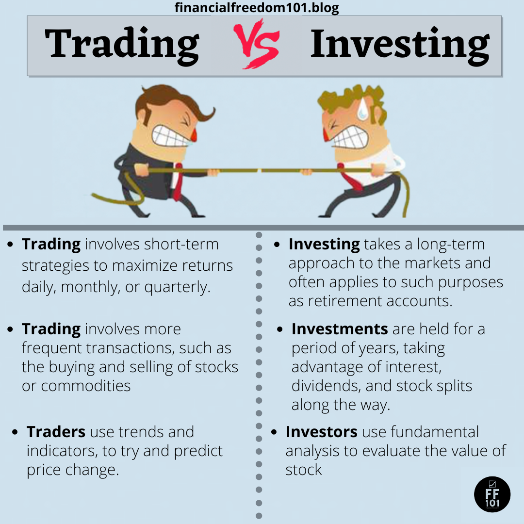 Trading vs. Investing: Differences Between Stock Trading and Investment