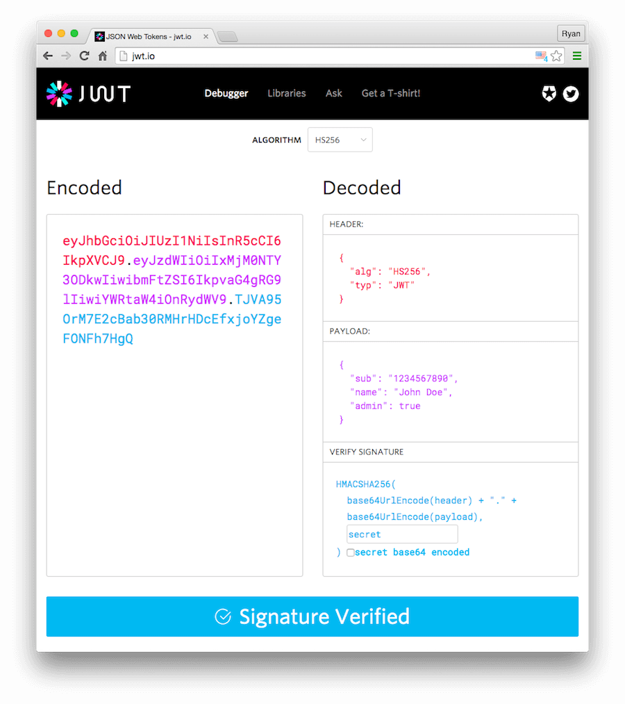 Using JWT Authentication