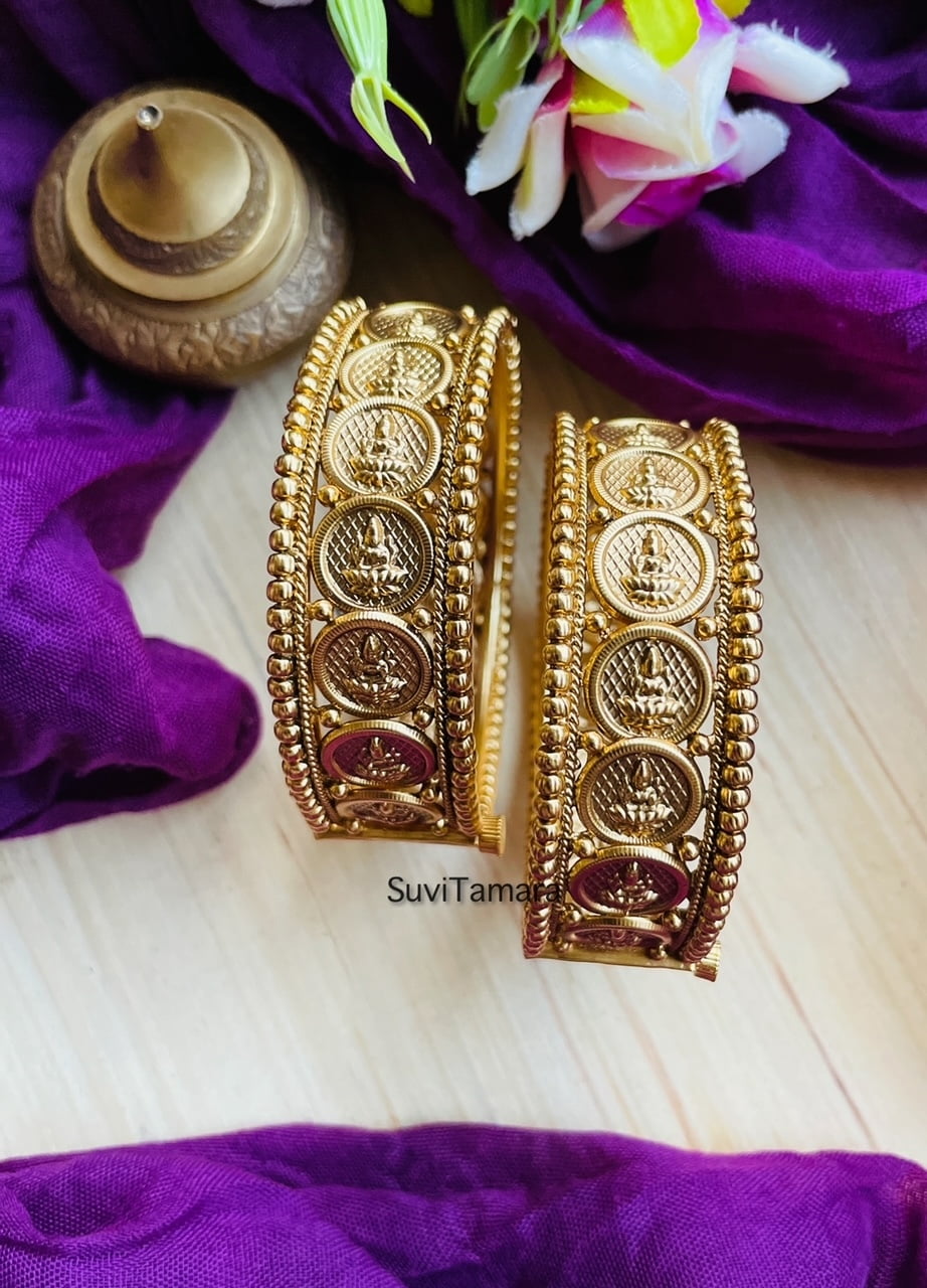 Awesome Lakshmi Coin Bangles-Awesome Lakshmi Coin Bangles