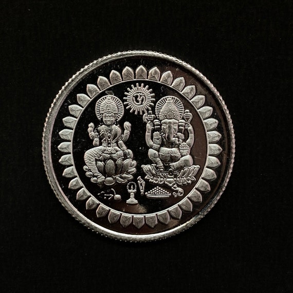 Buy Laxmi Ganesha Silver Coins at Best Prices | TrueSilver