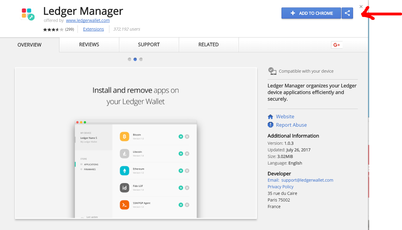 Ledger Manager - Free Utilities App for Chrome - Crx4Chrome