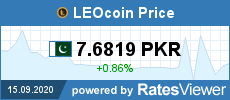 LEOcoin (LC4) to Pakistan rupee (PKR) price live chart