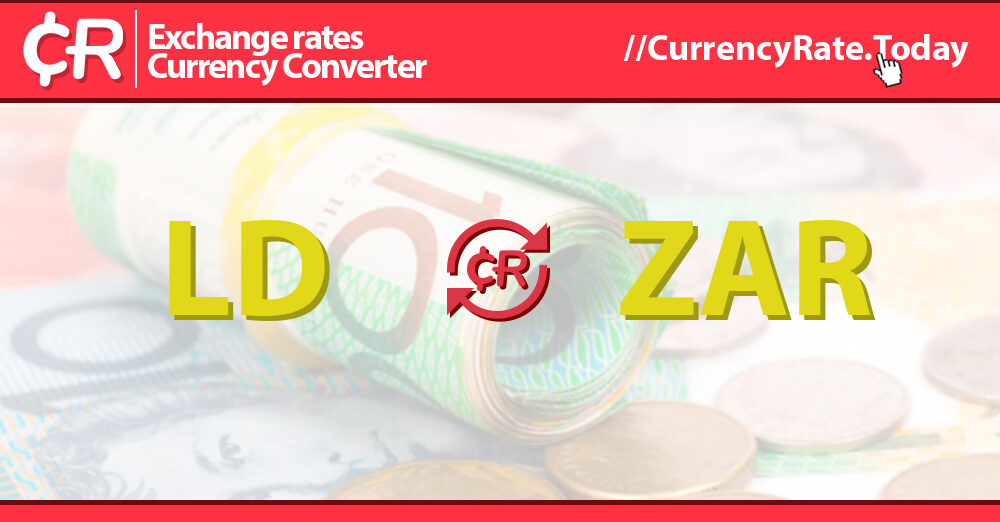 1 ZAR to AUD - South African Rand to Australian Dollars Exchange Rate