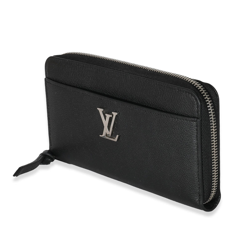 Louis Vuitton Caramel Leather Lockme Card Holder Wallet - Yoogi's Closet