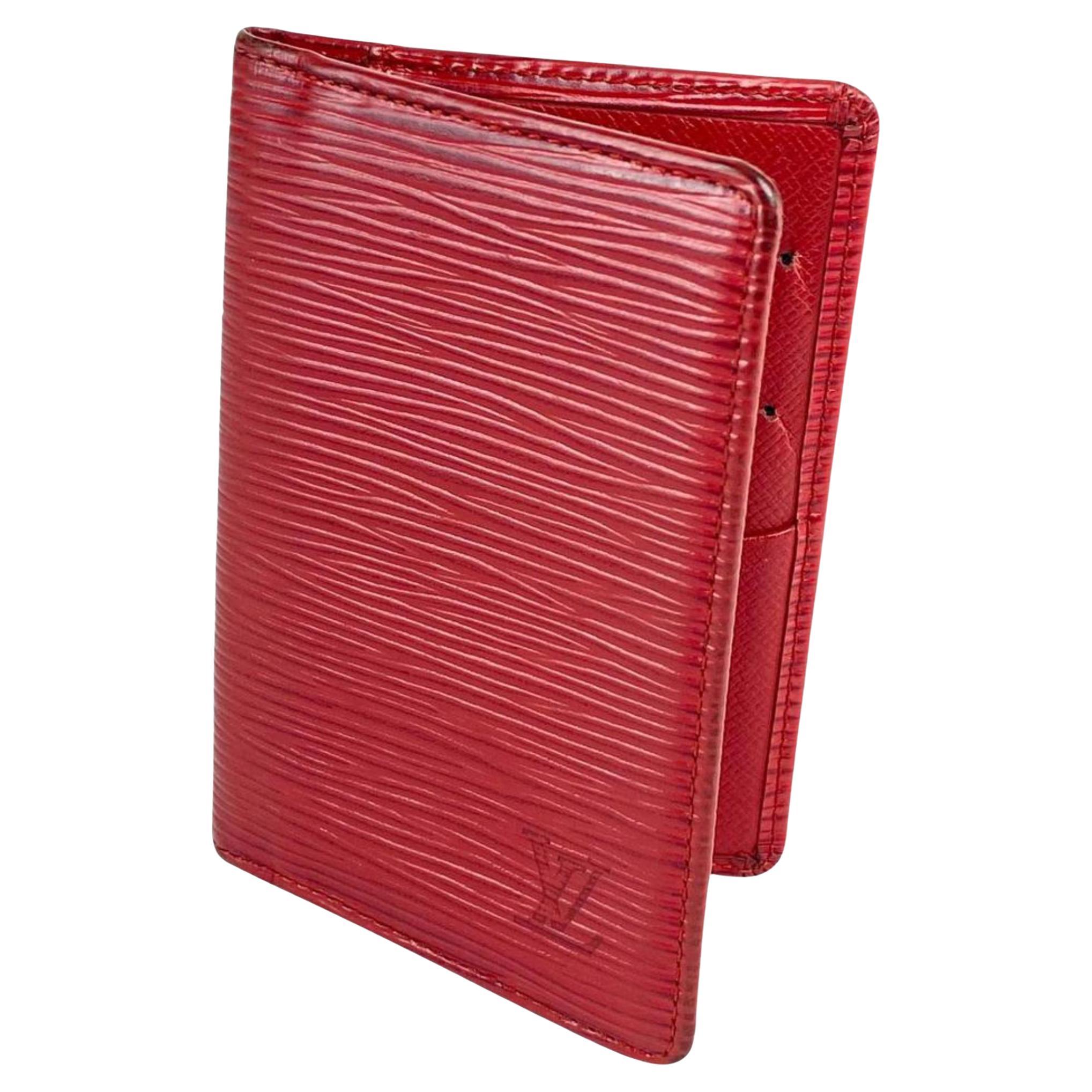 Louis Vuitton EPI Leather French Purse Wallet Red - cryptolove.fun