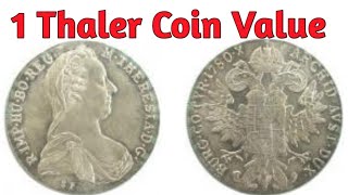 1 thaler , Austria - Coin value - cryptolove.fun