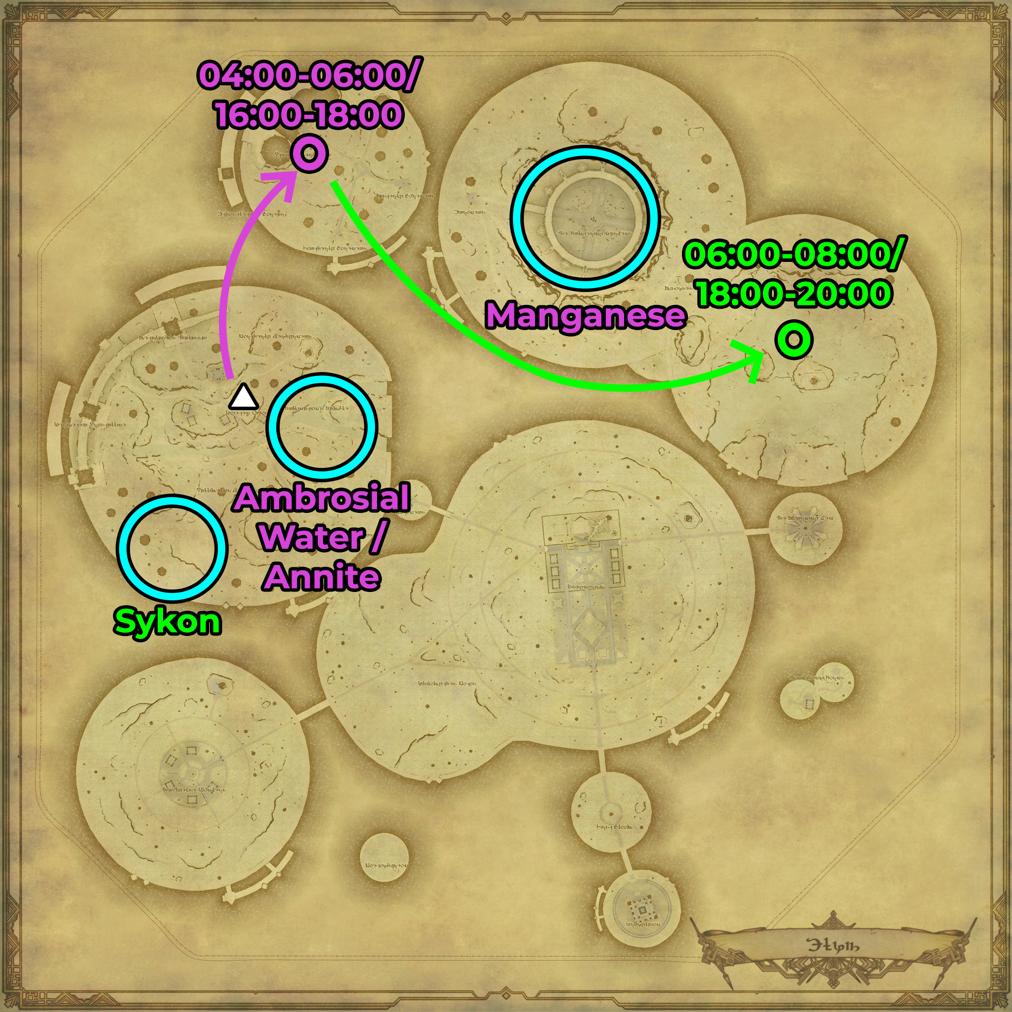 Here's a Brief FFXIV Legendary Gathering Route with Maps for Endwalker