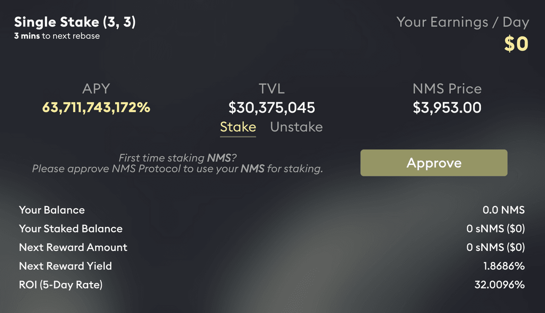 Nemesis DAO (NMS) live coin price, charts, markets & liquidity