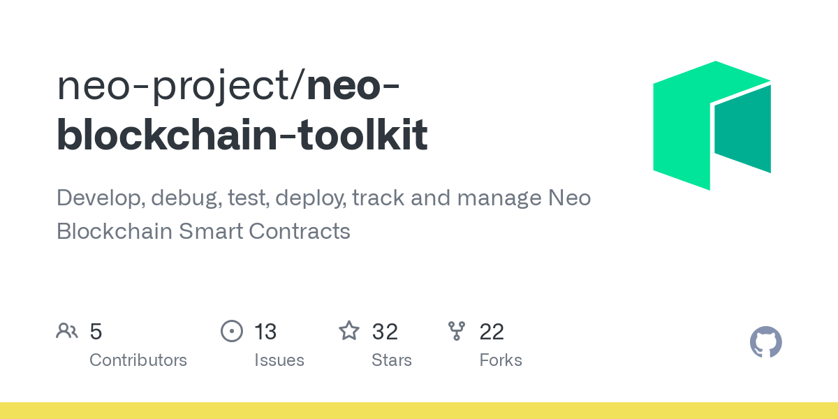 GitHub - N3developertoolkit/neo-test: Neo N3 smart contract unit test framework