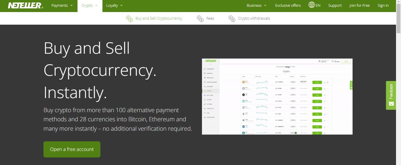 Paysafe’s NETELLER launches fiat-to-crypto withdrawal service | EN