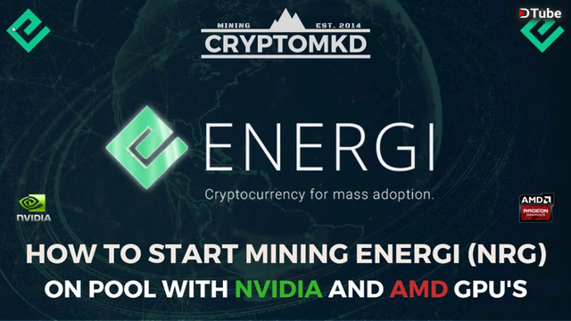 How to start mining Energi (NRG) on pool with NVIDIA and AMD GPU's | Nvidia, Amd, Nrg