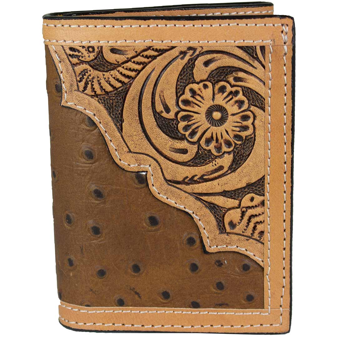 Genuine Ostrich Leather Wallets For Men | Real Mens Wallets