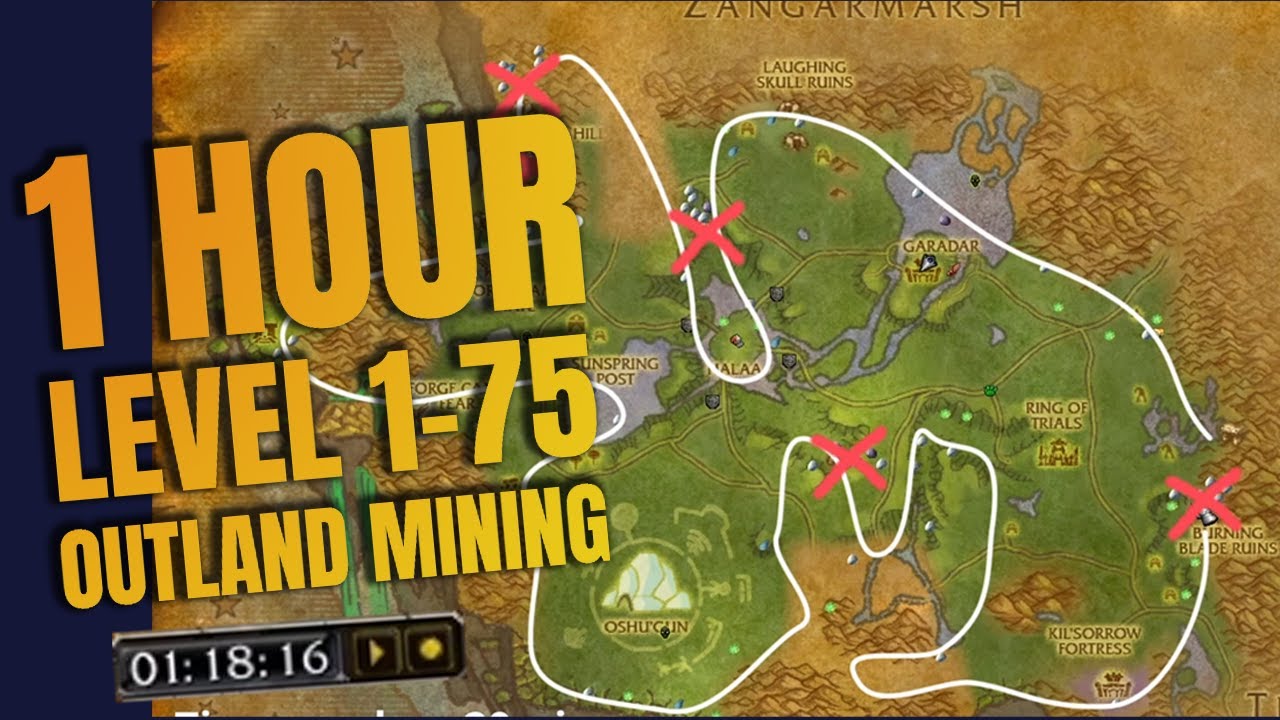 Mining nodes = GREATLY reduced in Outlands & Northrend area's?