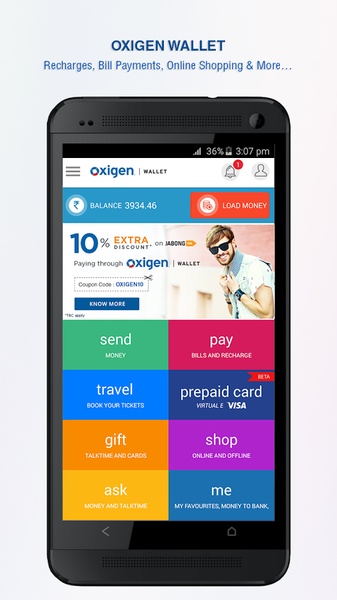 Oxigen Wallet Offers : Get Upto % Cashback On Shopping + Add Money In Oxigen Wallet