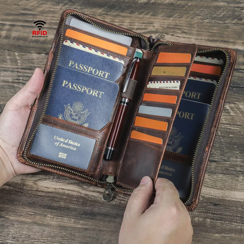 Leather Modern Passport Holder | Portland Leather Goods