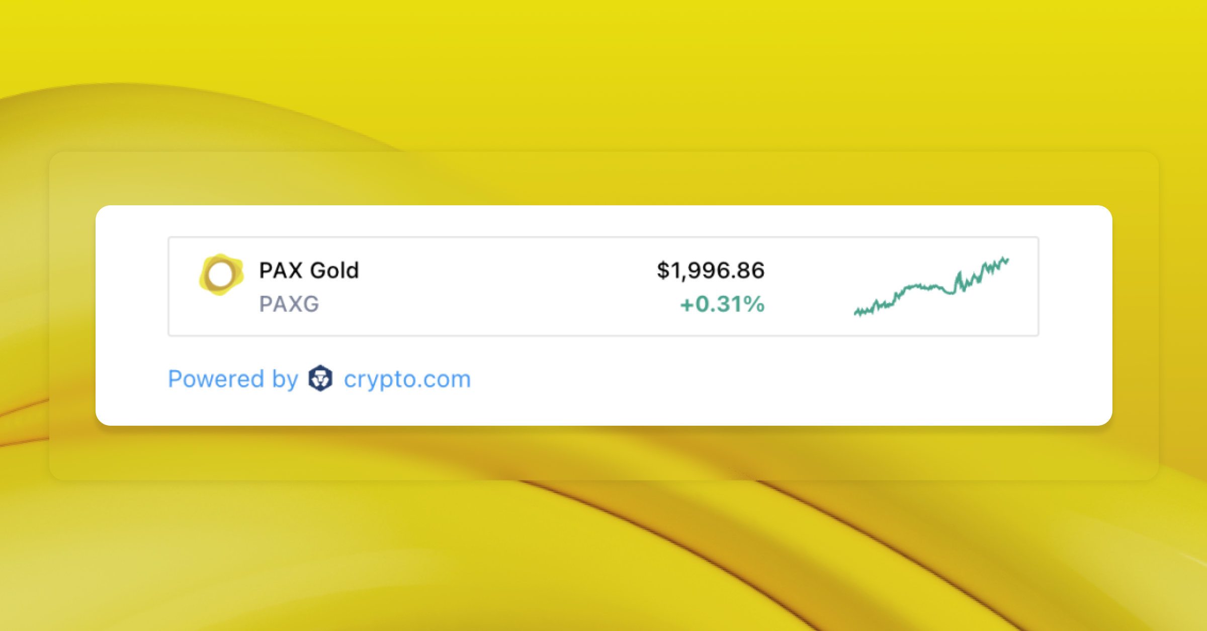 PAX Gold Price Today (USD) | PAXG Price, Charts & News | cryptolove.fun