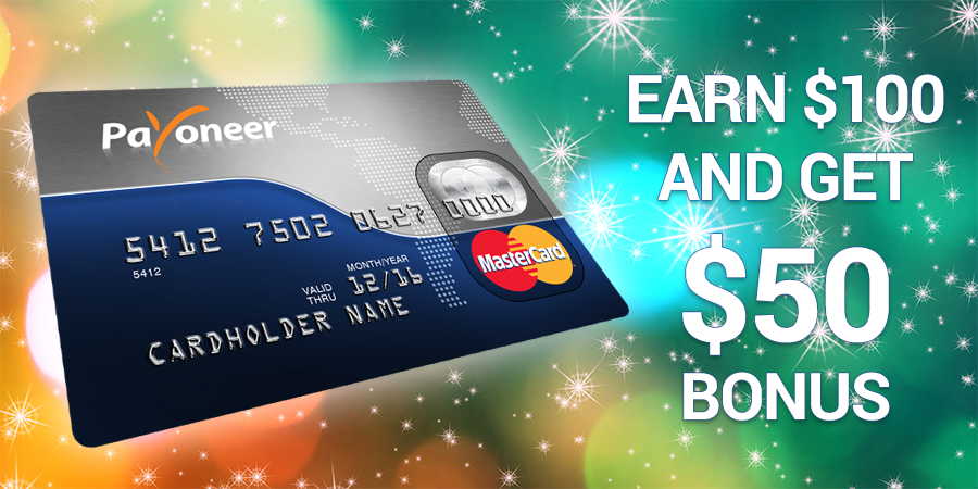 Payoneer Bonus - Free $35 Sign UP Bonus [] - GrabHosts