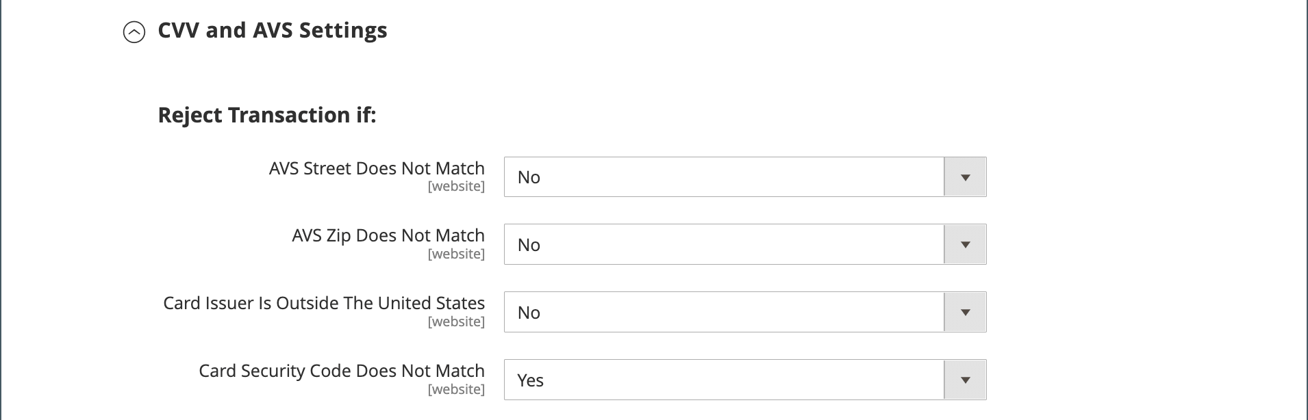 AVS verification response: Five-digit ZIP code (no Address) - Questions - CS-Cart Forums