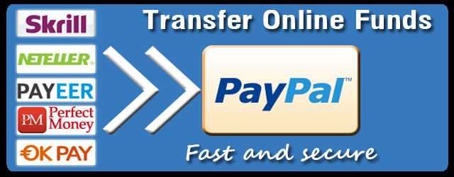 Exchange PayPal USD to Neteller USD