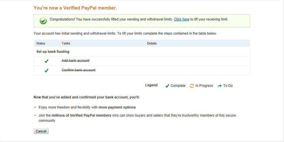 How to Verify Your PayPal Account to Eliminate Limits