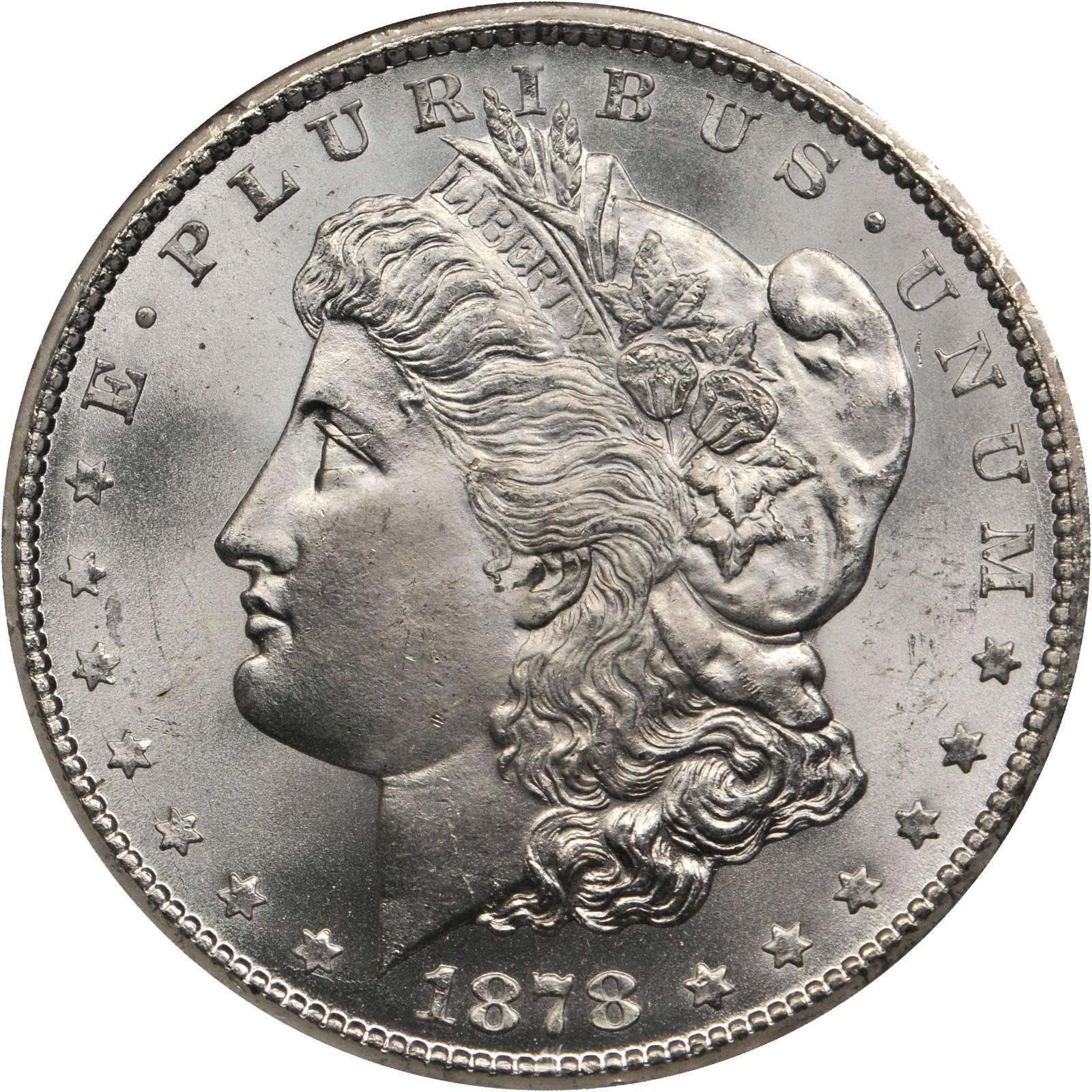 S Morgan Silver Dollar BU $1 Brilliant Uncirculated at Amazon's Collectible Coins Store