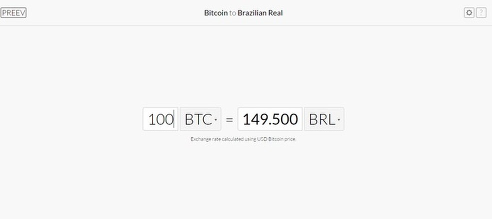 Bitcoin Exchange Rate — Bitcoin Live Converter — Preev