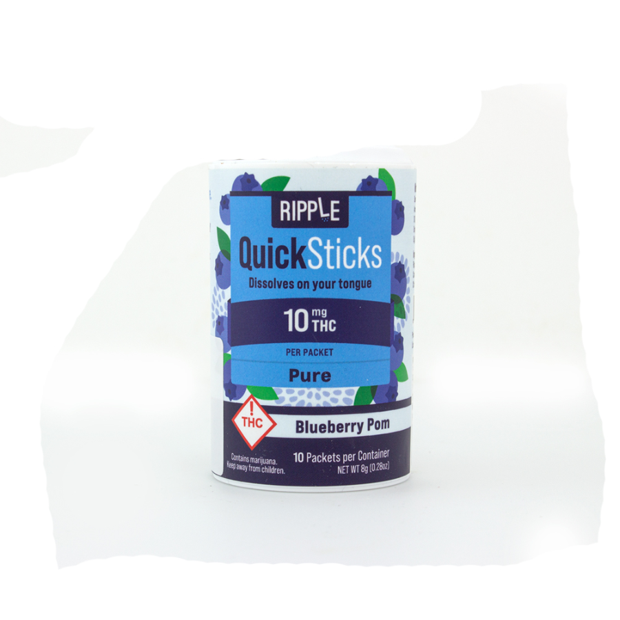 TGOD – Ripple Quicksticks Blueberry Pomegranate g Distillate Powder – Leaf Life Cannabis