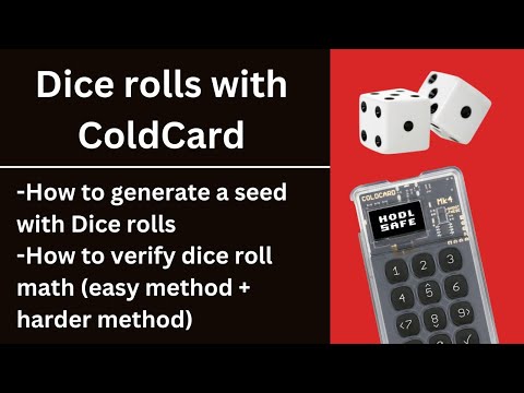 Roll your own Bitcoin seed