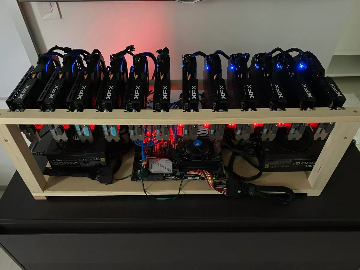 RIG 6 GPU AMD RX 8GB - MiningCave