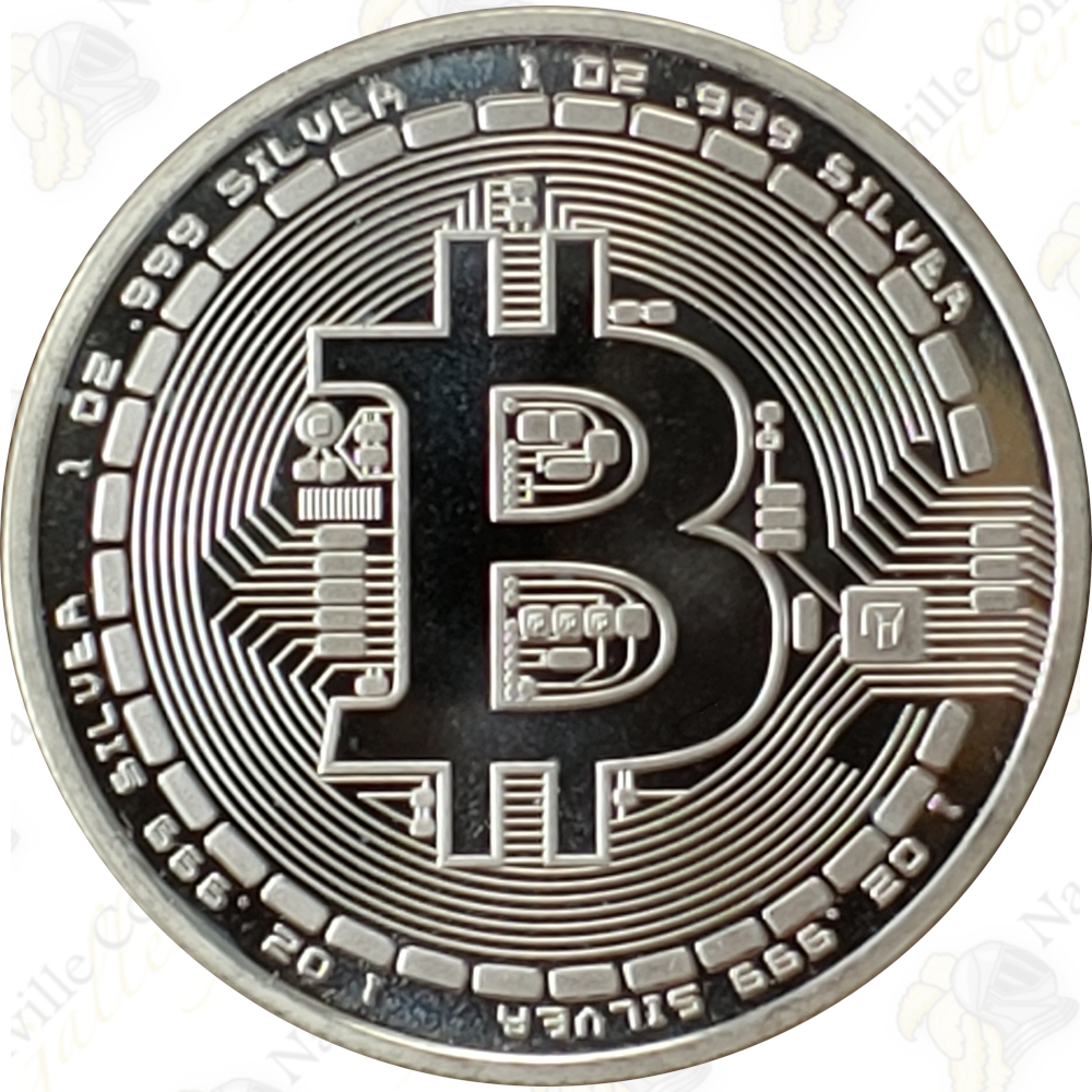 1 Ounce Silver Bitcoin () | Gold Bank