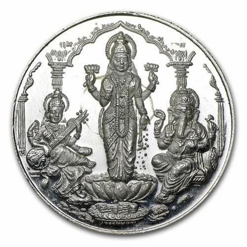 g Laxmi-Ganesh, () Pure Silver Precious Coin