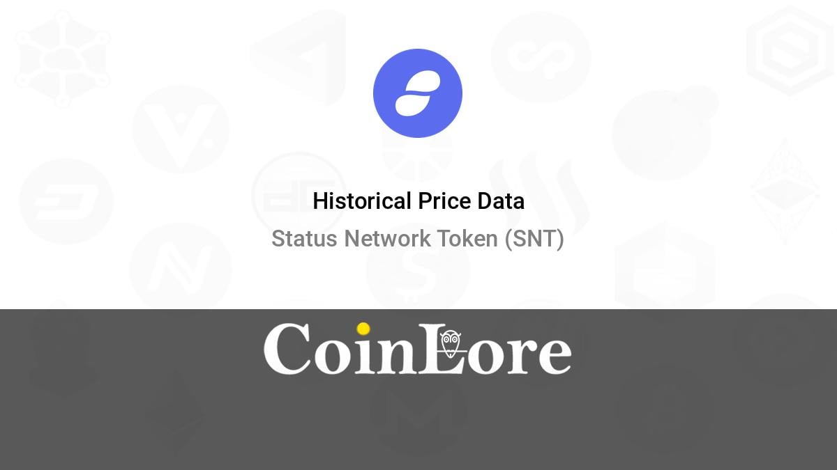 Status price today, SNT to USD live price, marketcap and chart | CoinMarketCap