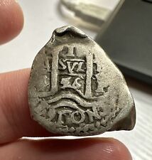 Spanish Silver Cob, 1/2 Real - c. to - South America - History Hoard