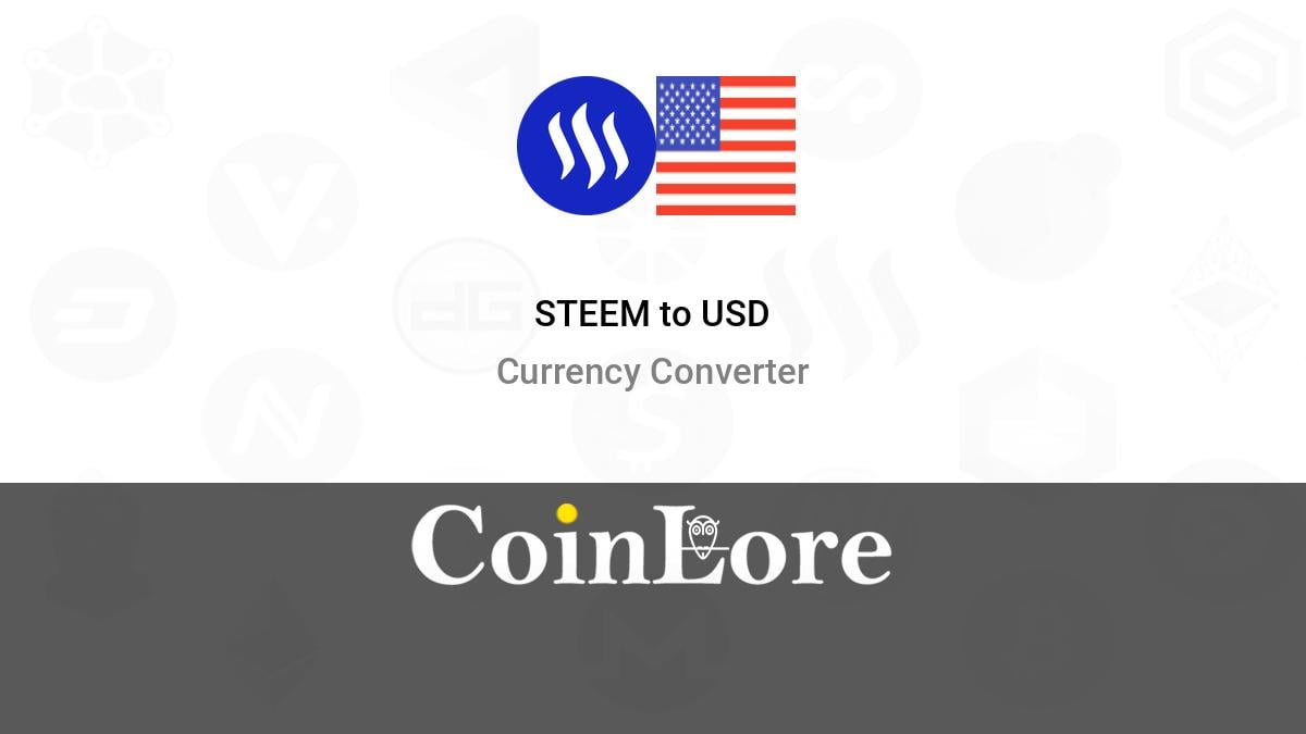 STEEM to USD Converter