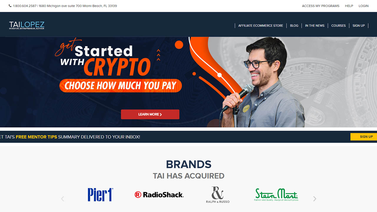 Failing ventures and Twitter hiatus spark Tai Lopez bankruptcy concerns