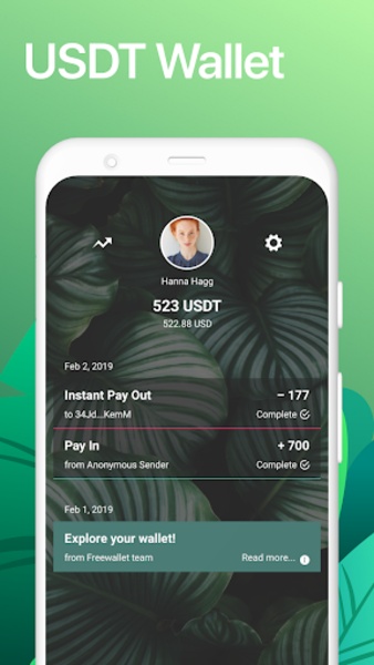 Tether Wallet. Store, send & receive USDT coin - APK Download for Android | Aptoide